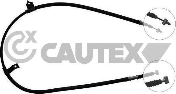 Cautex 761797 - Трос, гальмівна система autocars.com.ua