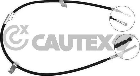 Cautex 761841 - Трос, гальмівна система autocars.com.ua