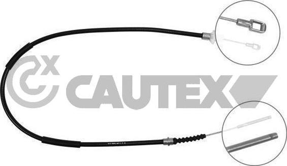 Cautex 761913 - Трос, управління зчепленням autocars.com.ua