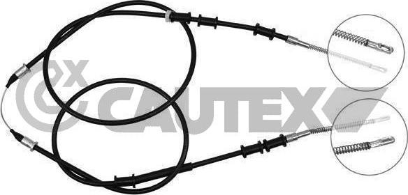 Cautex 761976 - Трос, гальмівна система autocars.com.ua