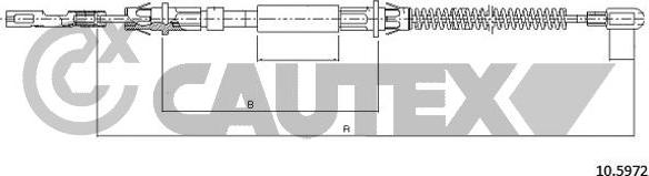 Cautex 762001 - Трос, гальмівна система autocars.com.ua