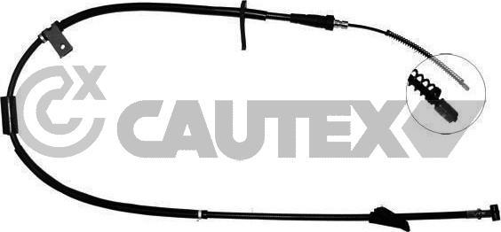 Cautex 762007 - Трос, гальмівна система autocars.com.ua