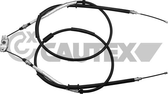 Cautex 762028 - Трос, гальмівна система autocars.com.ua