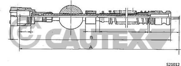 Cautex 762149 - Тросик спідометра autocars.com.ua