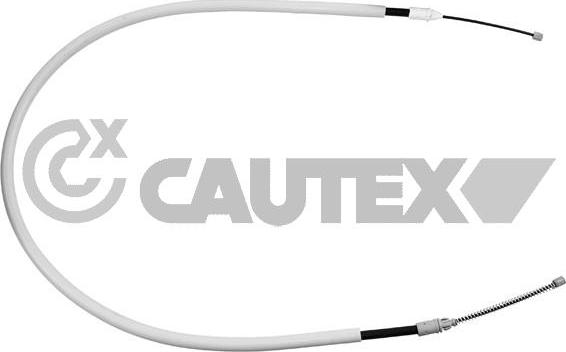 Cautex 762358 - Трос, гальмівна система autocars.com.ua