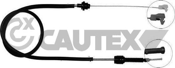 Cautex 762514 - Тросик газу autocars.com.ua