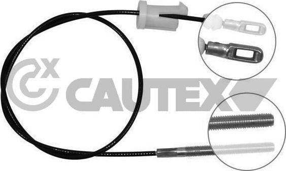 Cautex 762547 - Трос, гальмівна система autocars.com.ua