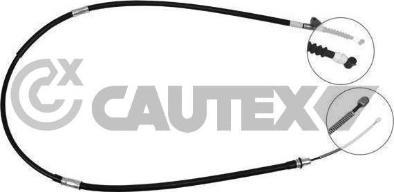 Cautex 762747 - Трос, гальмівна система autocars.com.ua