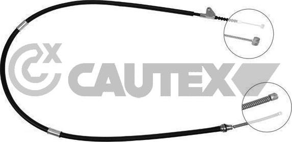 Cautex 762748 - Трос, гальмівна система autocars.com.ua