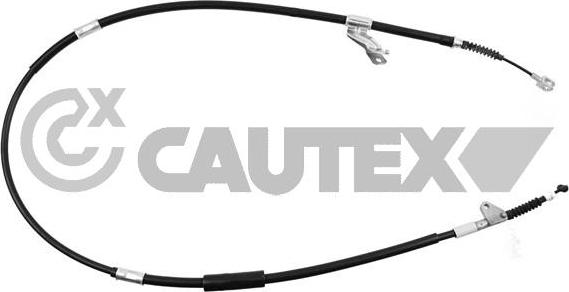 Cautex 762800 - Трос, гальмівна система autocars.com.ua