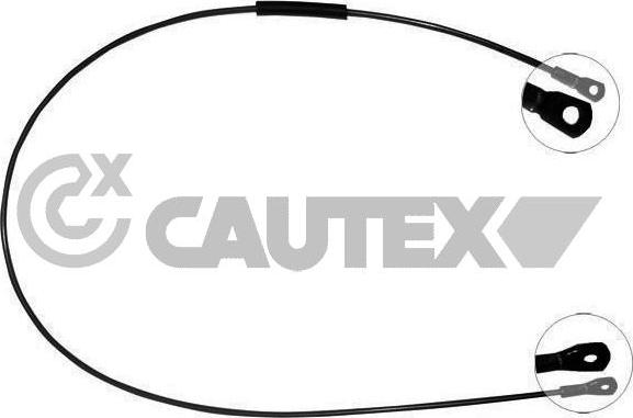Cautex 762874 - Трос, гальмівна система autocars.com.ua