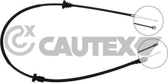 Cautex 762893 - Трос, гальмівна система autocars.com.ua