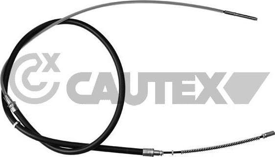 Cautex 763020 - Тросик, cтояночный тормоз autodnr.net