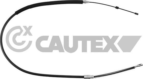 Cautex 763030 - Трос, гальмівна система autocars.com.ua