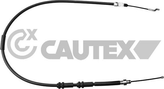 Cautex 763045 - Трос, гальмівна система autocars.com.ua