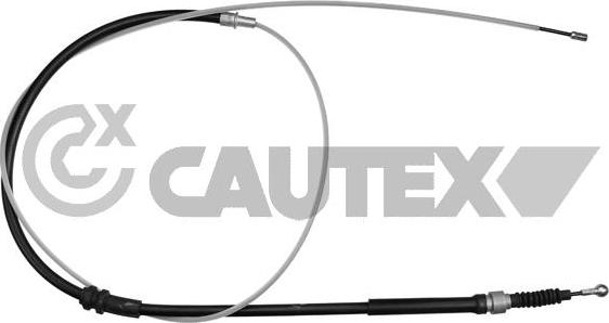 Cautex 763057 - Трос, гальмівна система autocars.com.ua