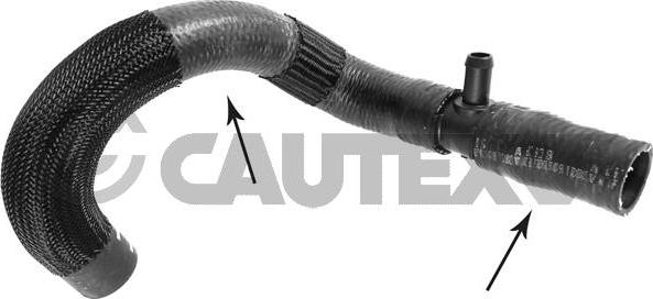 Cautex 765338 - Шланг радіатора autocars.com.ua