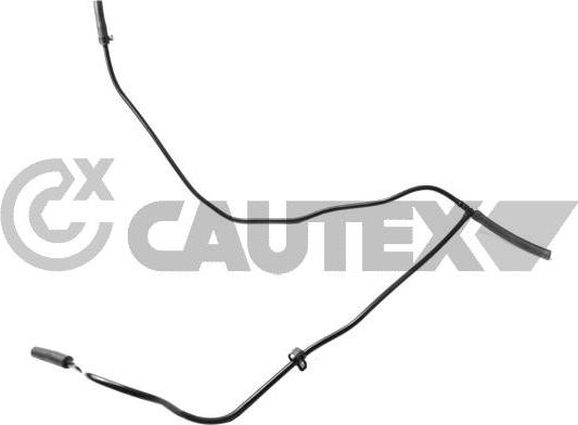 Cautex 765654 - Шланг для видалення повітря, компенсаційний бак autocars.com.ua