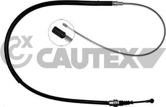 Cautex 765777 - Трос, гальмівна система autocars.com.ua