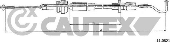 Cautex 765792 - Тросик газу autocars.com.ua