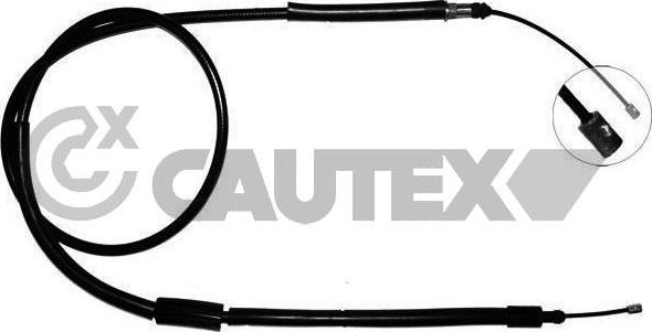 Cautex 765827 - Трос, гальмівна система autocars.com.ua