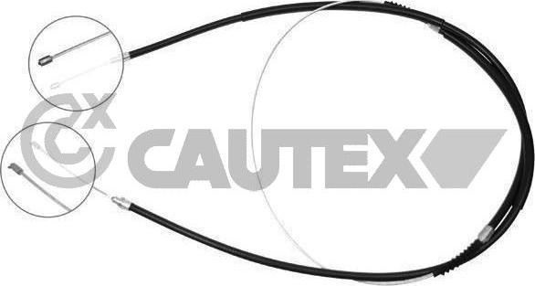 Cautex 765832 - Трос, гальмівна система autocars.com.ua