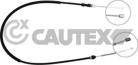 Cautex 765849 - Трос, гальмівна система autocars.com.ua