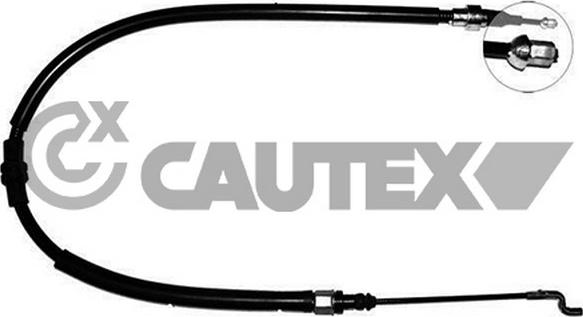 Cautex 765862 - Трос, гальмівна система autocars.com.ua