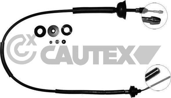Cautex 765871 - Трос, управління зчепленням autocars.com.ua