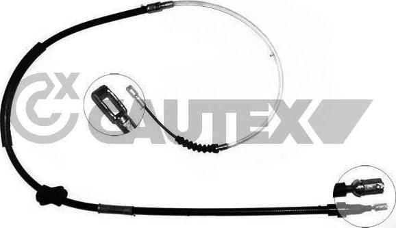 Cautex 765987 - Трос, гальмівна система autocars.com.ua