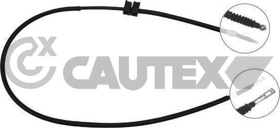 Cautex 766003 - Трос, гальмівна система autocars.com.ua