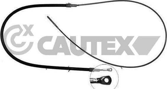 Cautex 766045 - Трос, гальмівна система autocars.com.ua