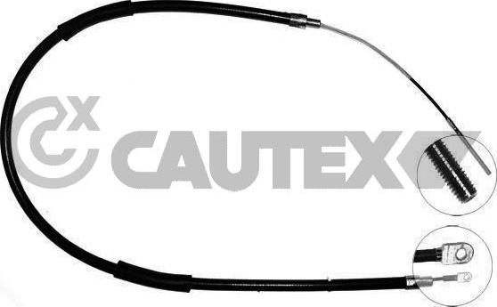 Cautex 766059 - Трос, гальмівна система autocars.com.ua