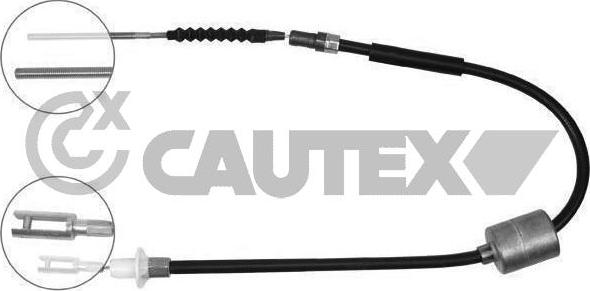 Cautex 766102 - Трос, управління зчепленням autocars.com.ua