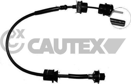 Cautex 766105 - Трос, управління зчепленням autocars.com.ua