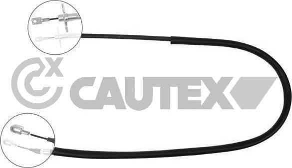 Cautex 766251 - Тросик, cтояночный тормоз autodnr.net