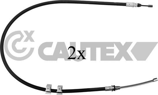 Cautex 766297 - Тросик, cтояночный тормоз autodnr.net