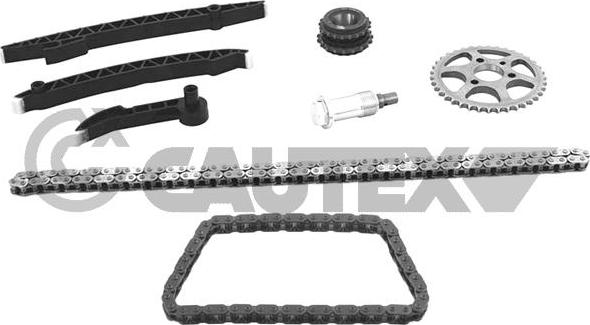 Cautex 772380 - Комплект ланцюга приводу распредвала autocars.com.ua