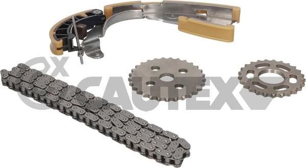 Cautex 777207 - Комплект ланцюга, привід масляного насоса autocars.com.ua