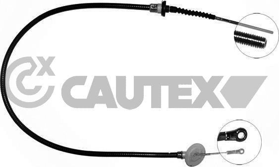 Cautex 901451 - Трос, управління зчепленням autocars.com.ua