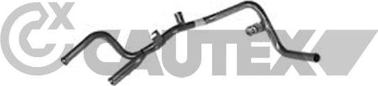 Cautex 955111 - Трубка охолоджуючої рідини autocars.com.ua