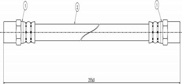 CAVO C800 234A - Тормозной шланг autodnr.net