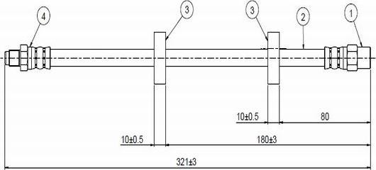 CAVO C800 264A - Тормозной шланг autodnr.net