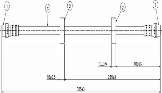 CAVO C800 428A - Тормозной шланг avtokuzovplus.com.ua