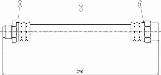 CAVO C800 433A - Тормозной шланг autodnr.net