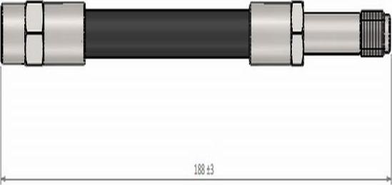 CAVO C800 553A - Гальмівний шланг autocars.com.ua