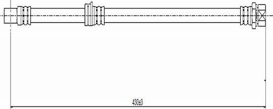 CAVO C800 652A - Тормозной шланг avtokuzovplus.com.ua