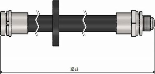 CAVO C900 364A - Гальмівний шланг autocars.com.ua