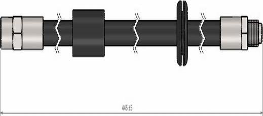 CAVO C900 432A - Тормозной шланг avtokuzovplus.com.ua