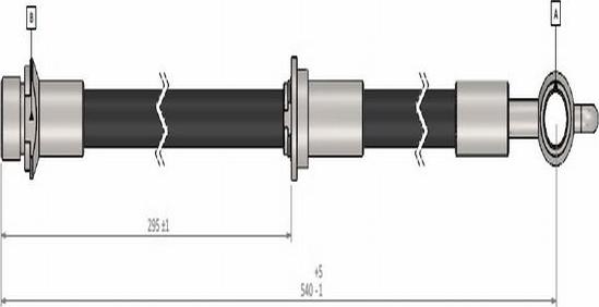 CAVO C900 452A - Гальмівний шланг autocars.com.ua